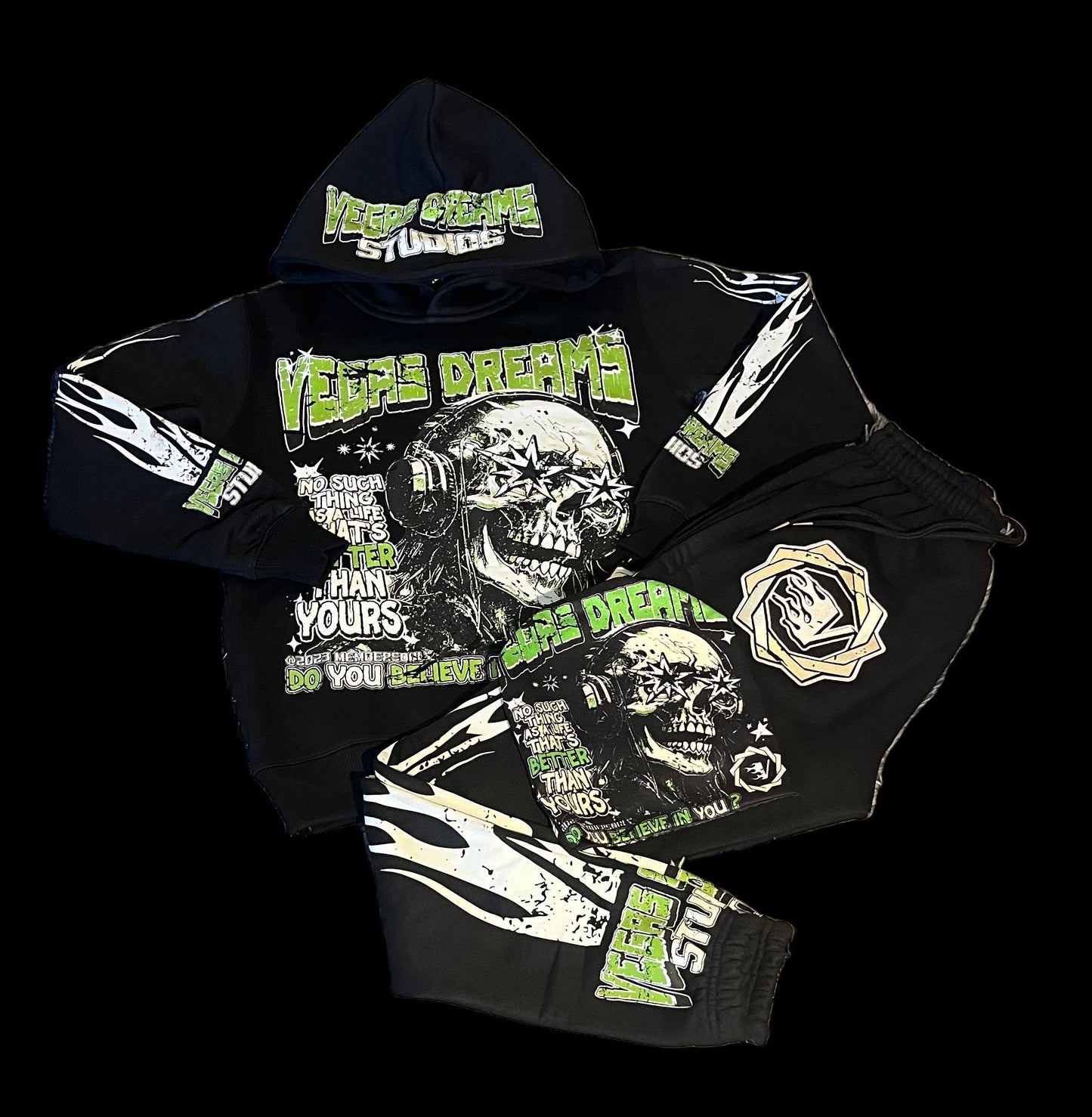 1STUDIO SKULL SWEATSUIT