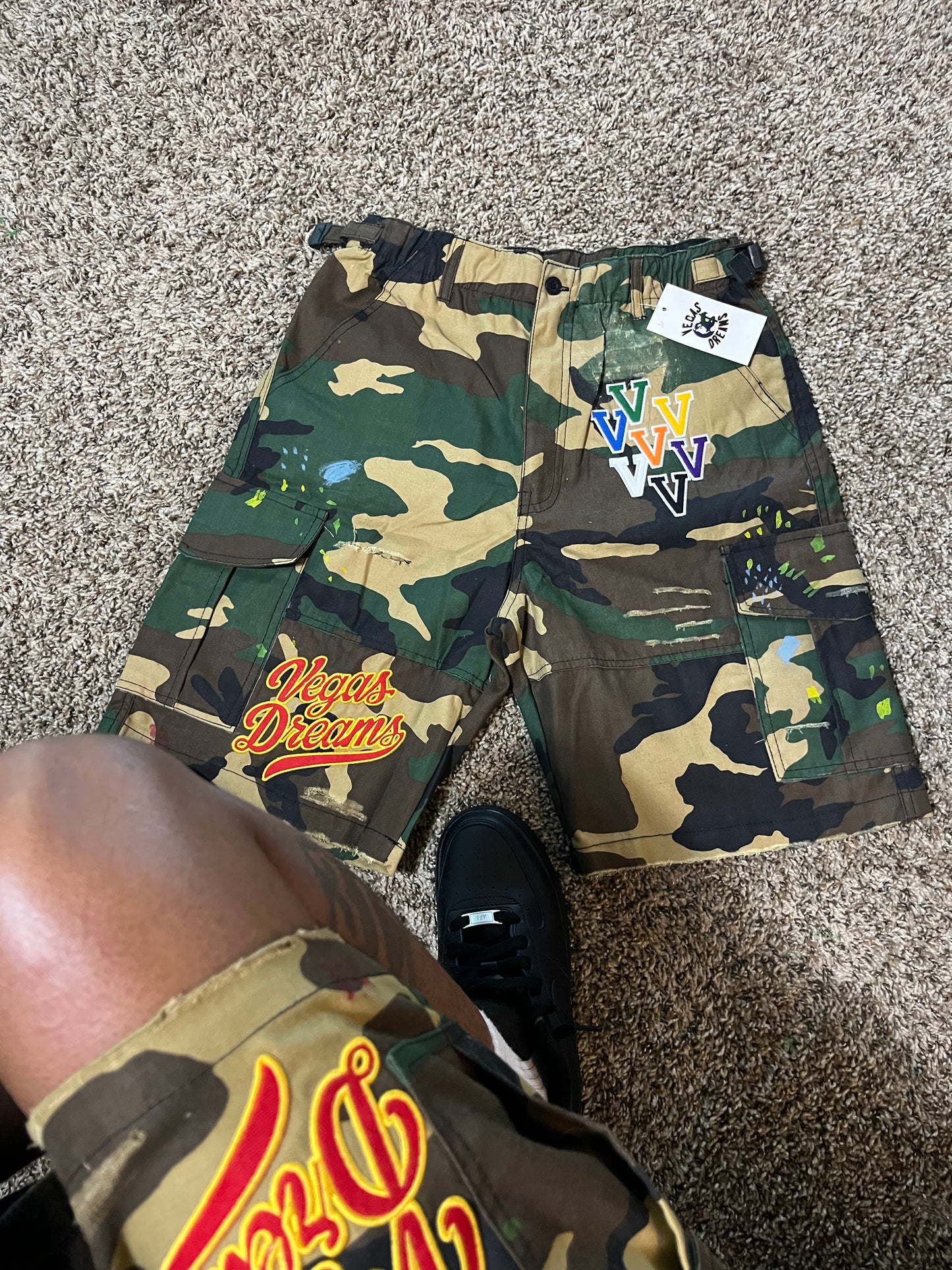 00CAMO CARGO SHORT