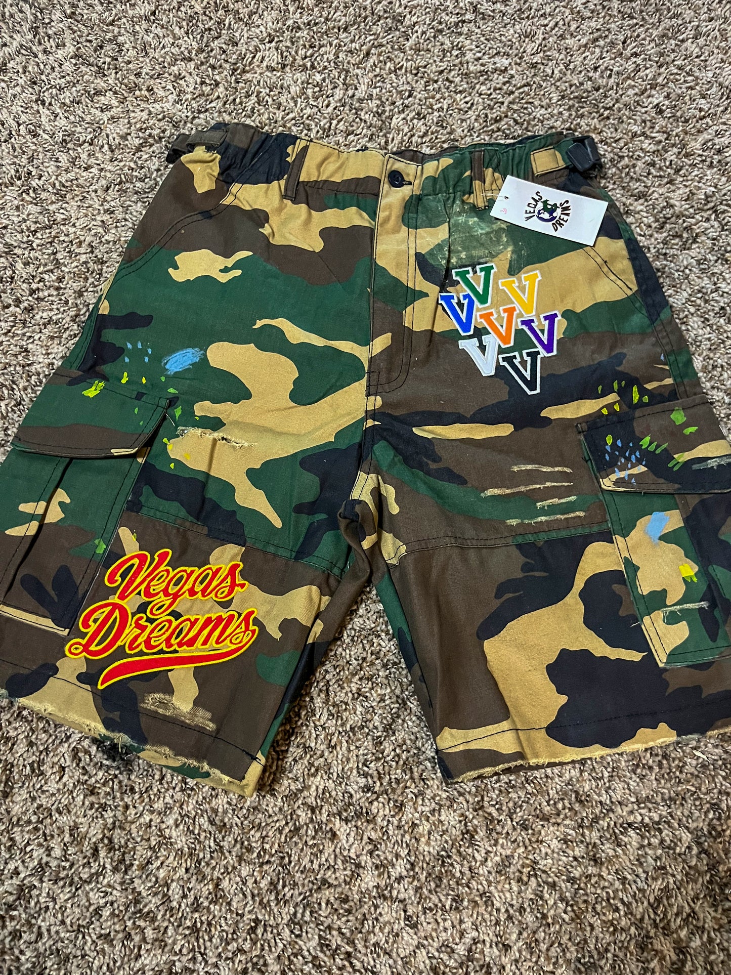 00CAMO CARGO SHORT